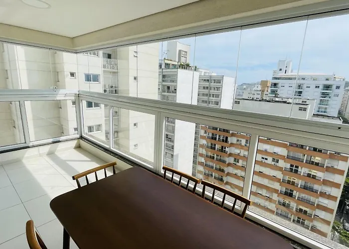 100M Praia Pitangueiras 3Q Com Ar Churrasqueira 2 Vagas Lp16 Guarujá